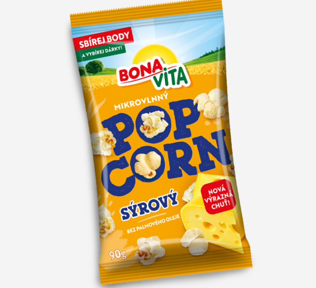 Popcorn do mikrovlnky od Bonavity