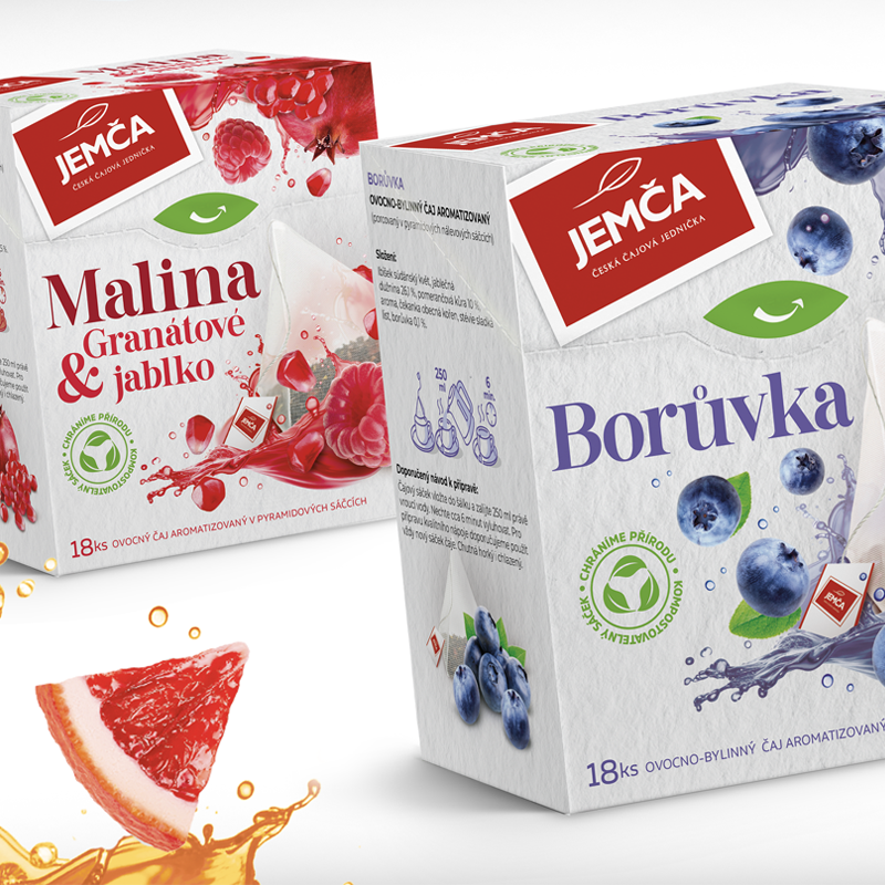 Jemča a nové pyramidkové čaje